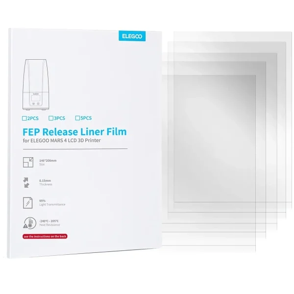FEP плівка для Elegoo Mars 4/Ultra, 5pcs (50.102.0092)